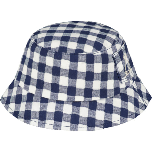 Navy Plaid Bucket Hat