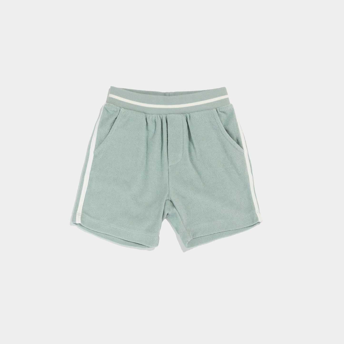 Seafoam Terry Cloth Shorts