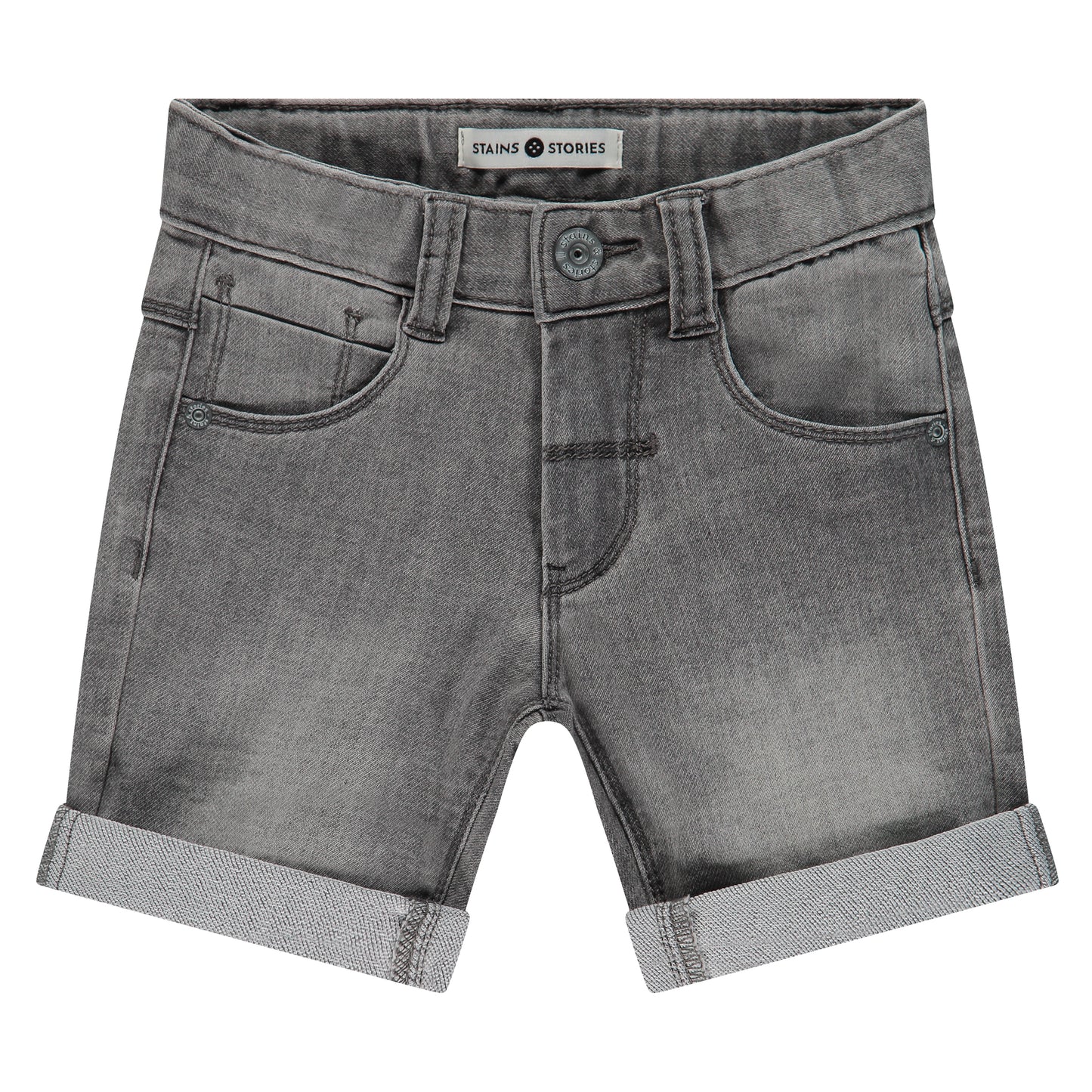 Light Grey Denim Short