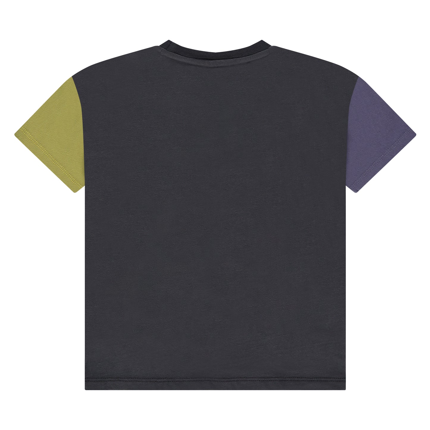 Grey/Kiwi Colorblock T-Shirt