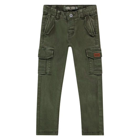 Dark Green Cargo Denim