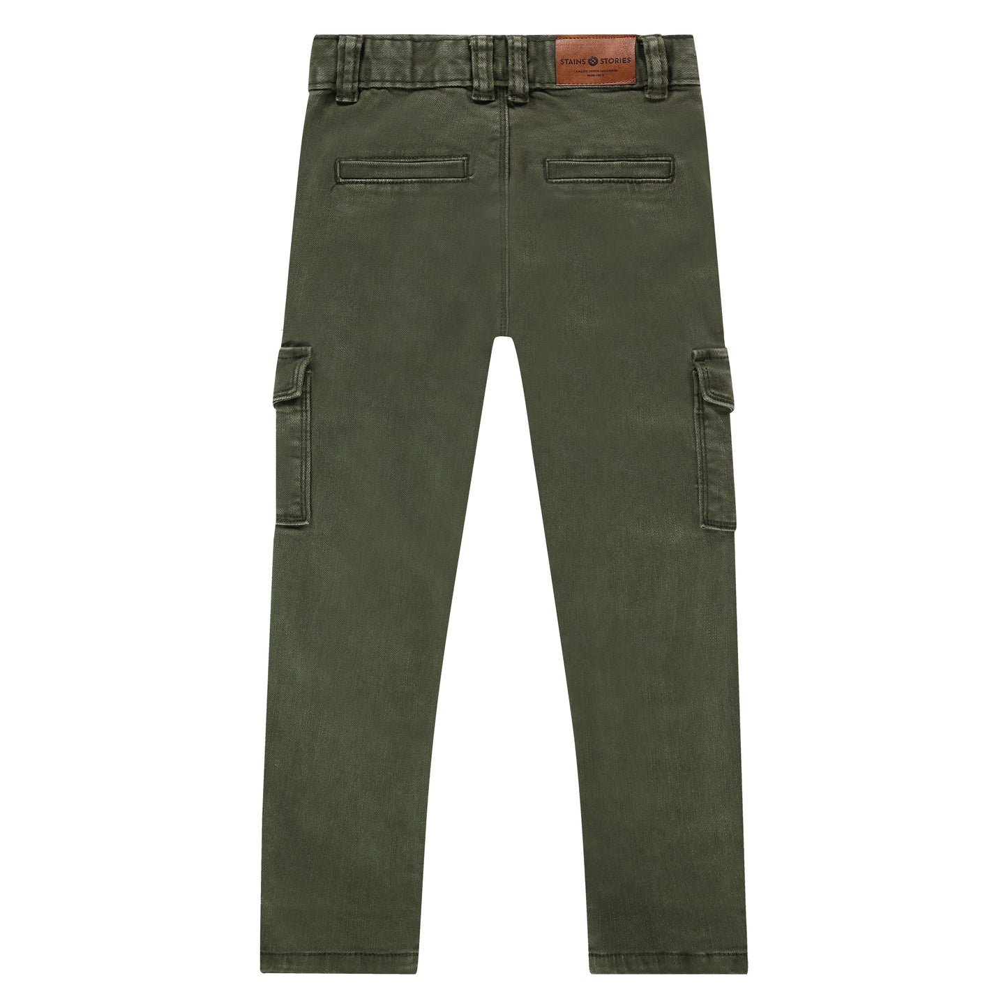 Dark Green Cargo Denim