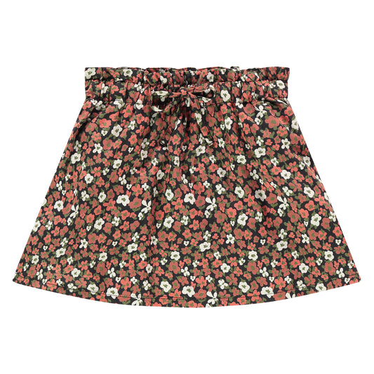 Floral Woven Twirl Skirt