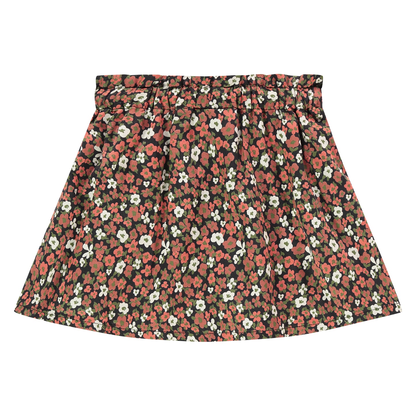 Floral Woven Twirl Skirt