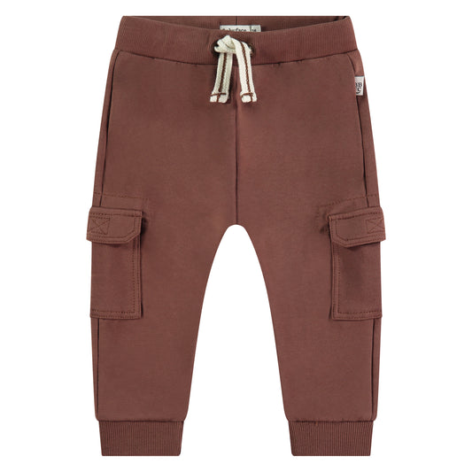 Chocolate Cargo Jogger Sweatpants