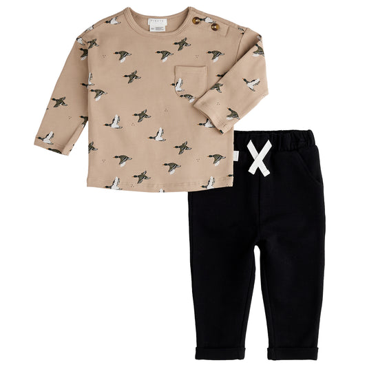 Mallard Print Outfit Set