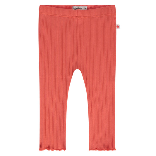 Grapefruit Ribbed Legging