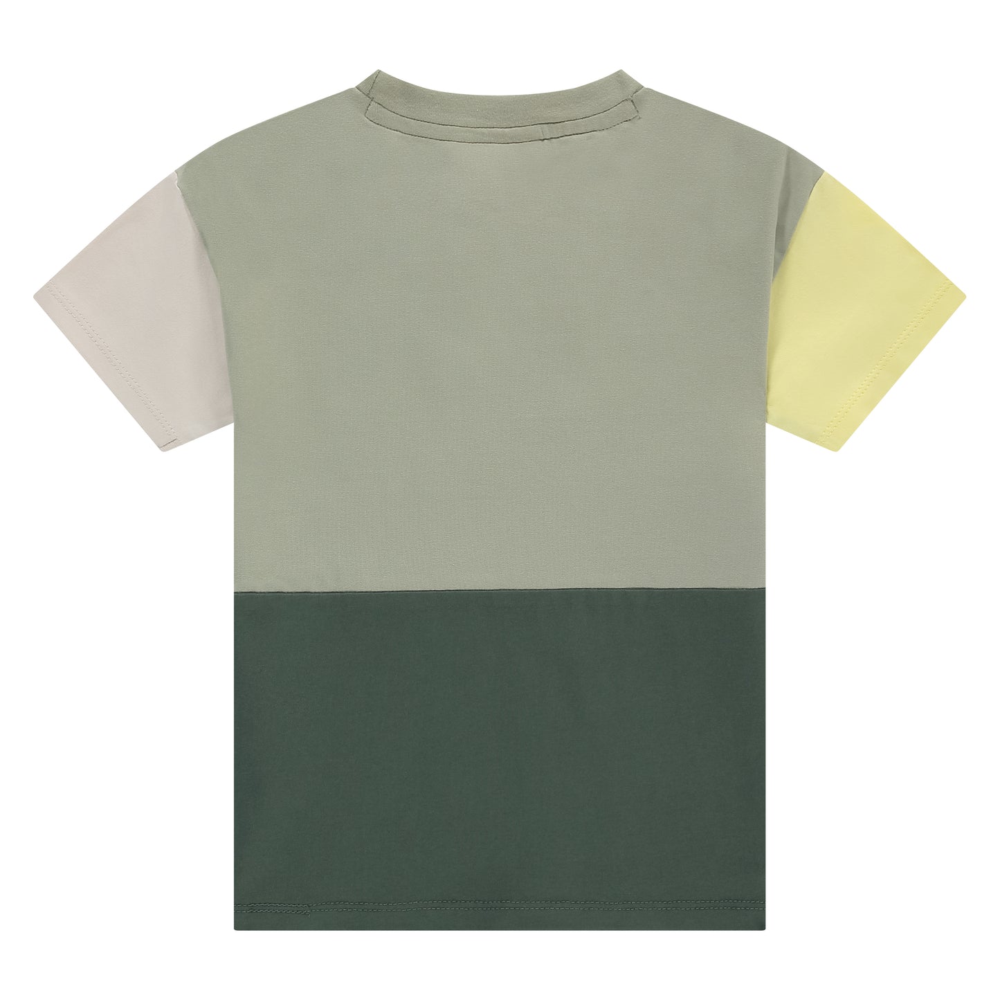 Green Multi Colorblock Tee