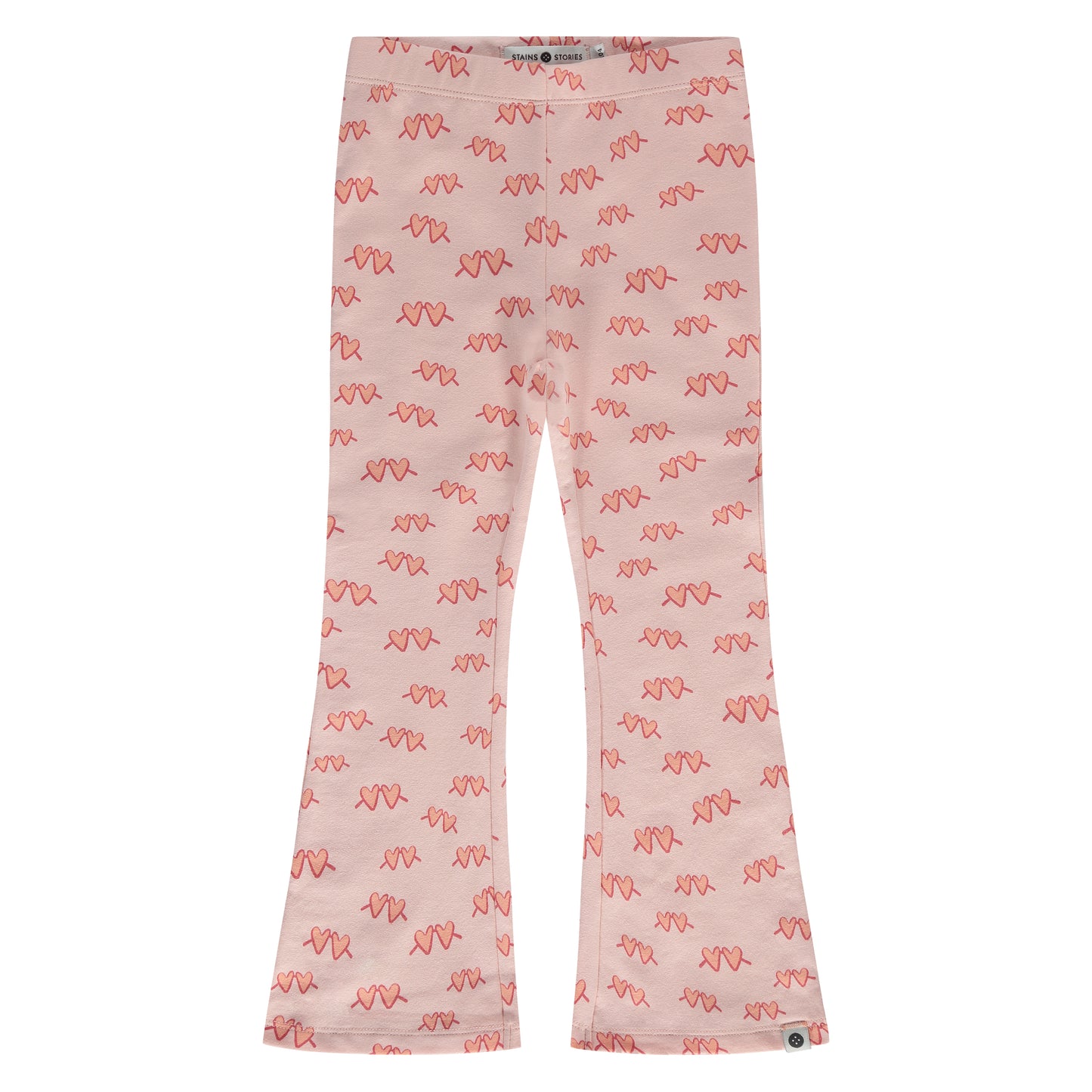 Pink Heart Sunnies Flare Legging