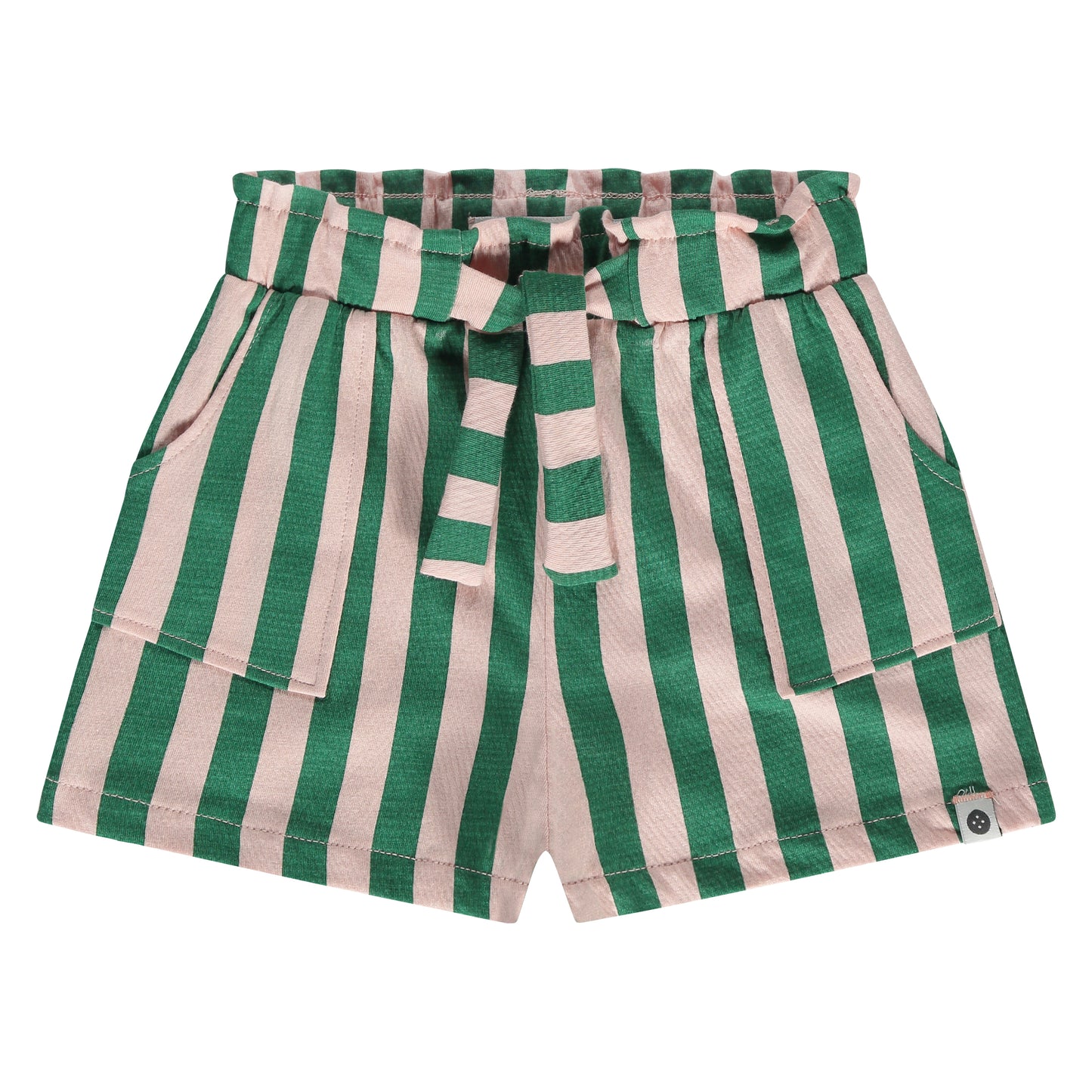 Pink & Green Stripe Short