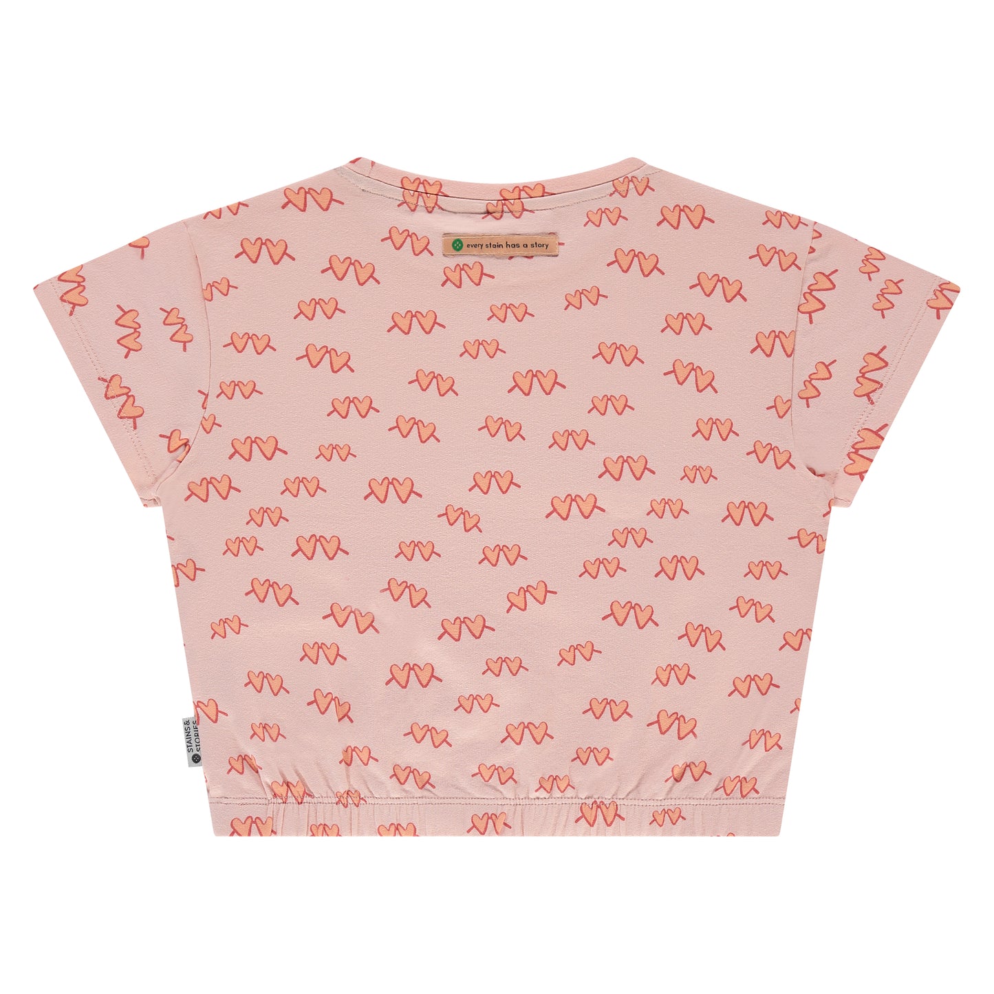 Pink Heart Sunnies Short Sleeve Top