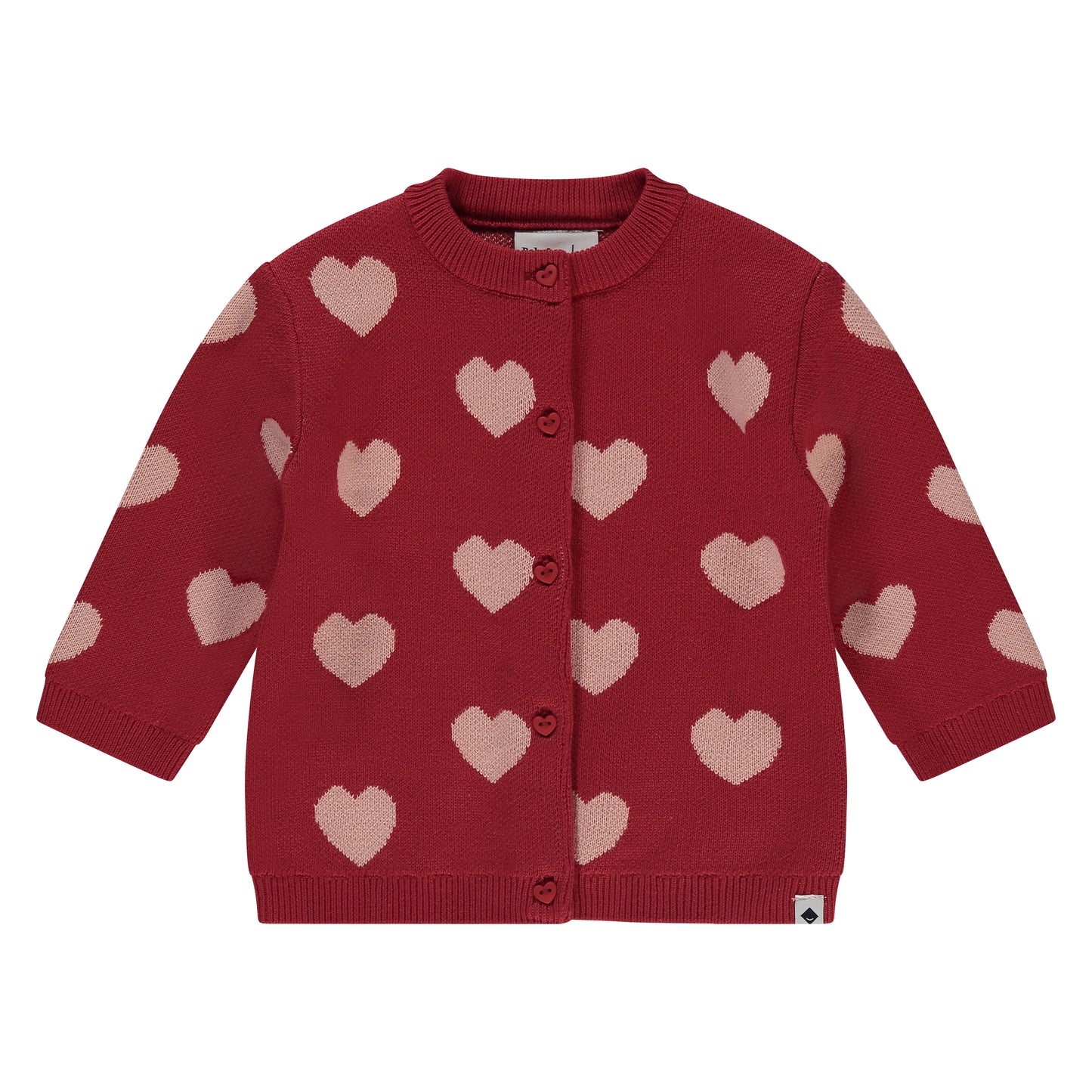 Red & Pink Heart Cardigan