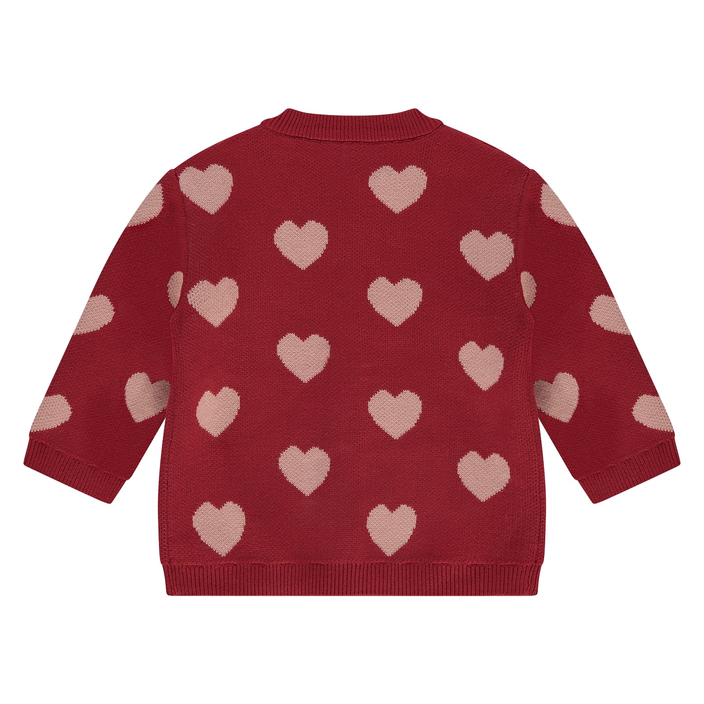 Red & Pink Heart Cardigan