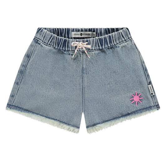 Cut Off Denim Shorts