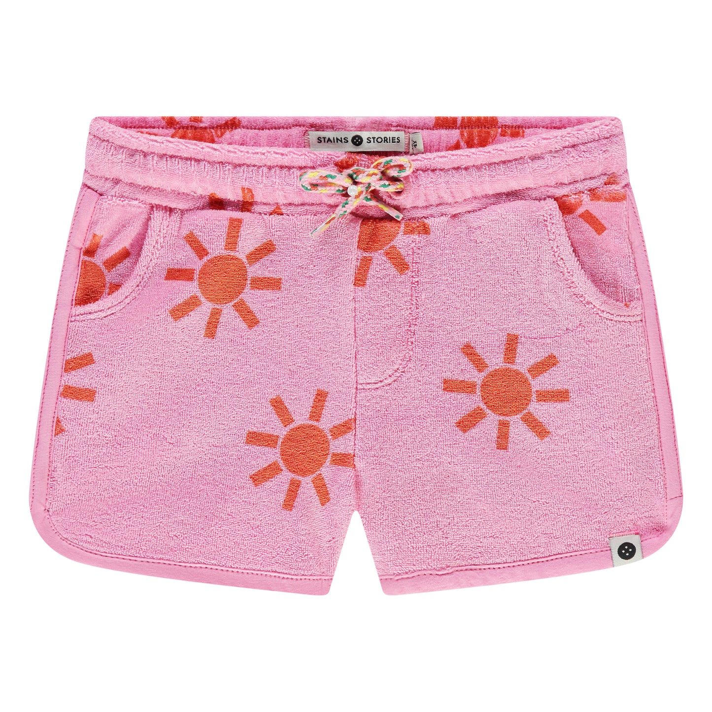 Sunny Neon Pink Terry Shorts