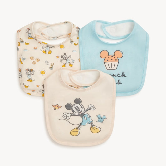 Mickey's Brunch Bunch Modal Magnetic Bibs - 3pk