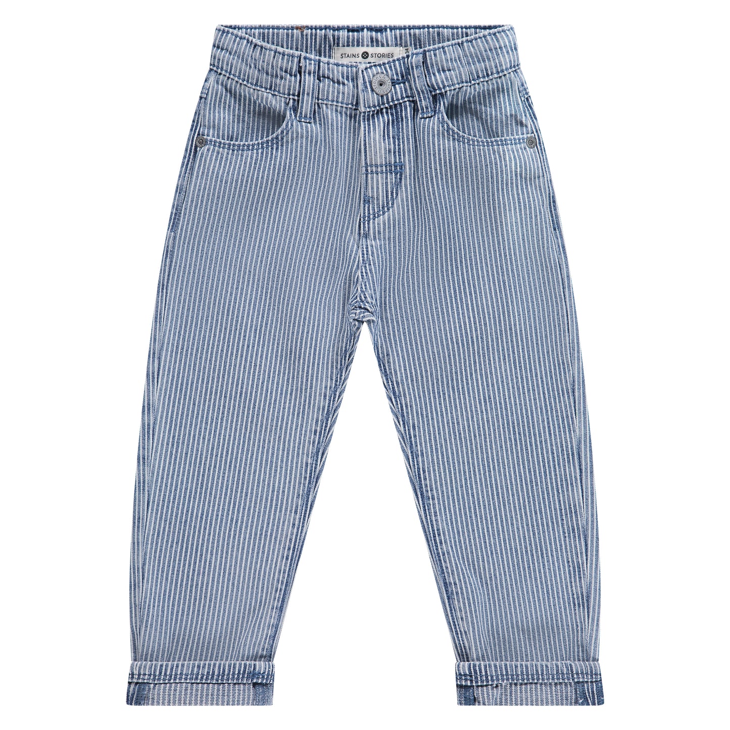 Blue Stripe Denim Pant