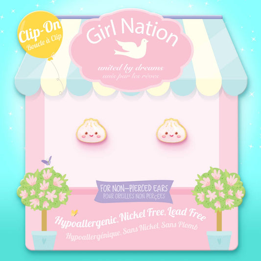 CLIP ON Cutie Earrings | Lucky Dumplings