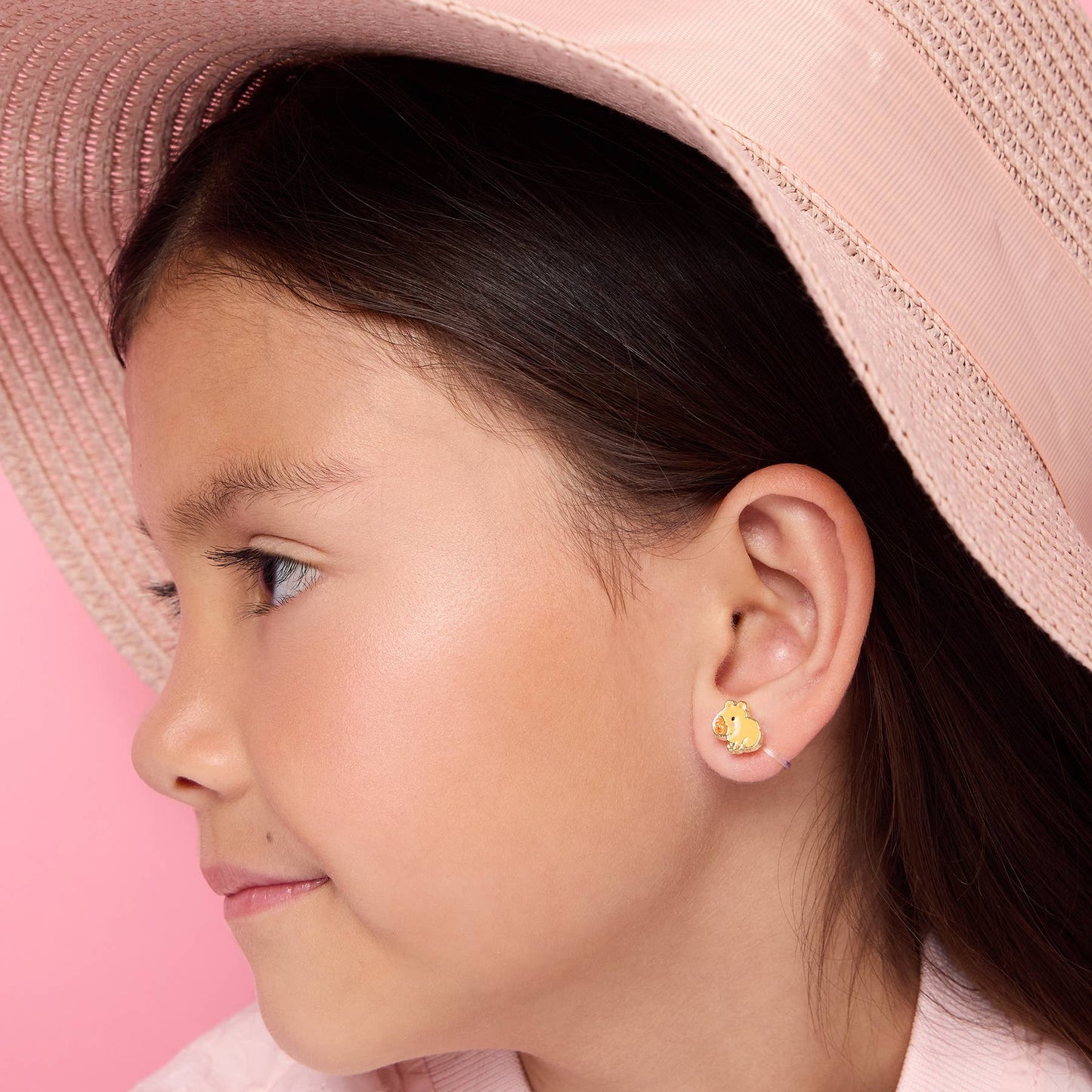 CLIP ON Cutie Earrings | Happy Capy | Capybara