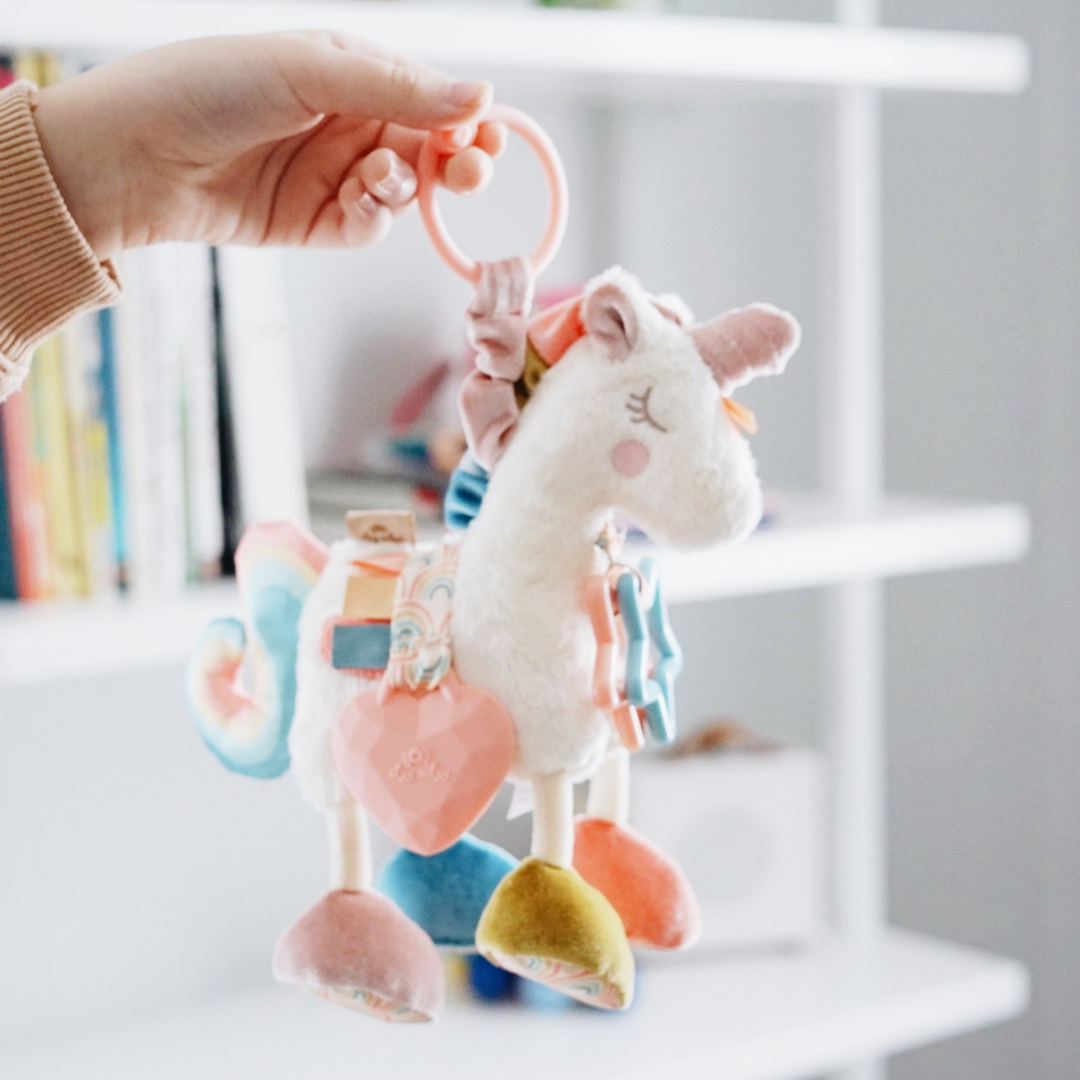 Link & Love™ Activity Plush with Teether Toy Unicorn