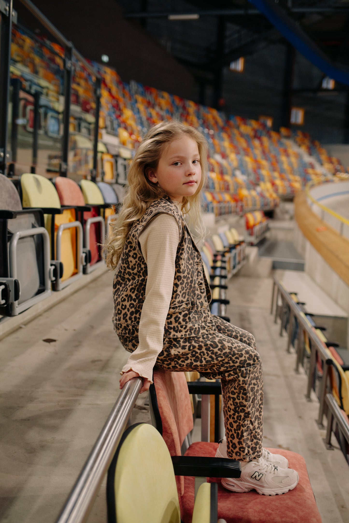 Leopard Print Denim Vest