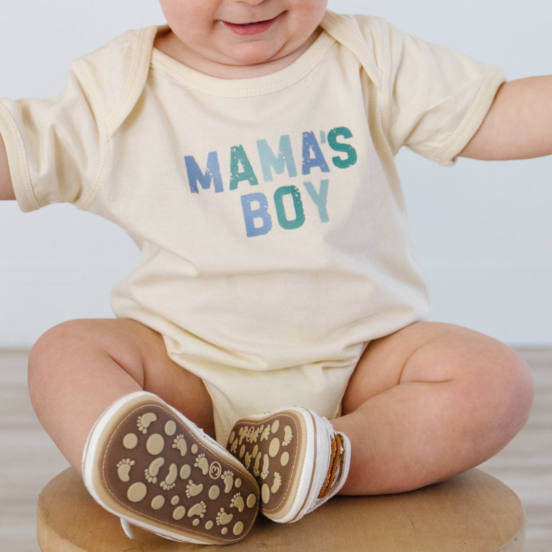 Mama's Boy Multi Short Sleeve Onesie