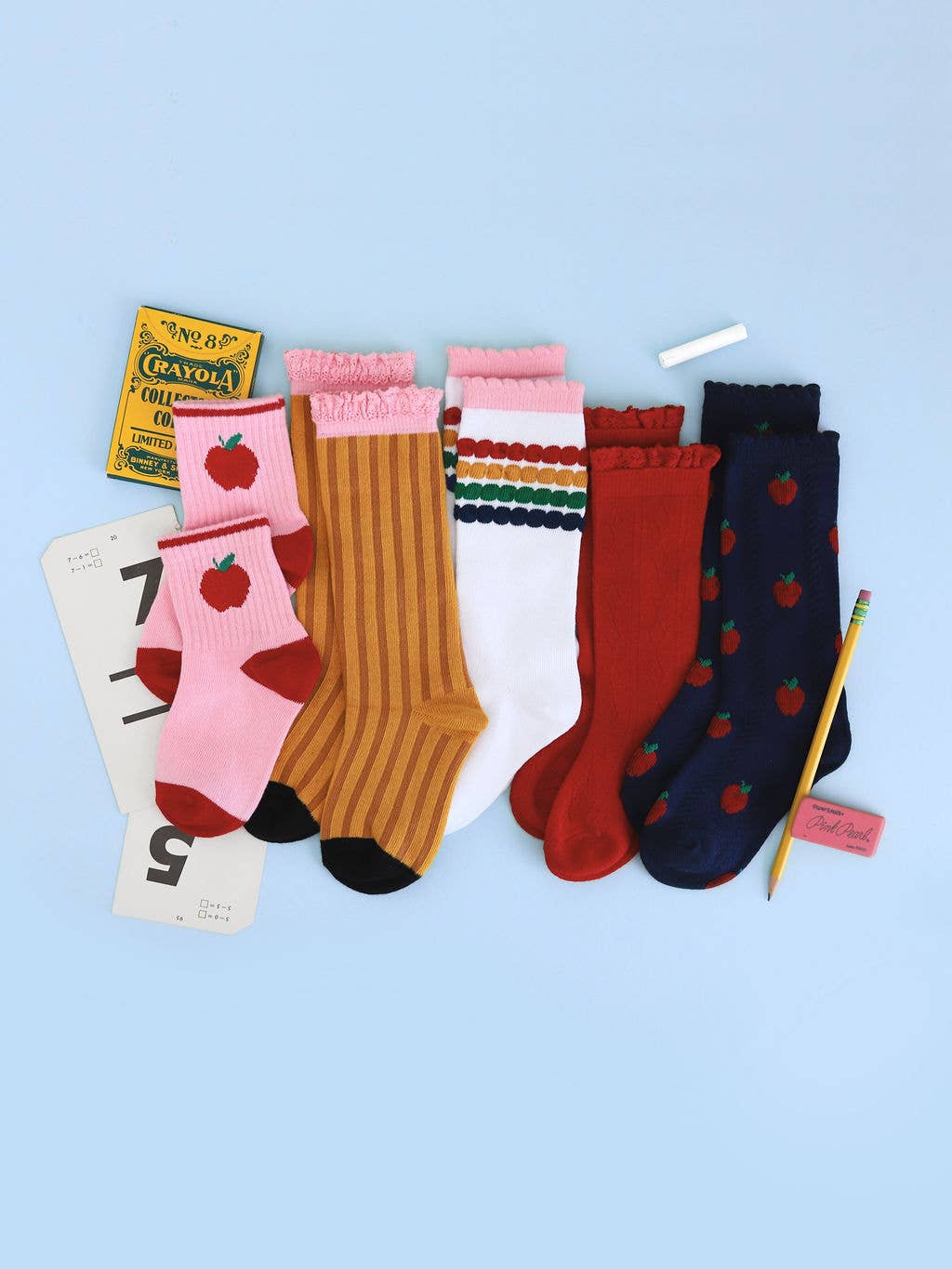 Apple Crew Socks