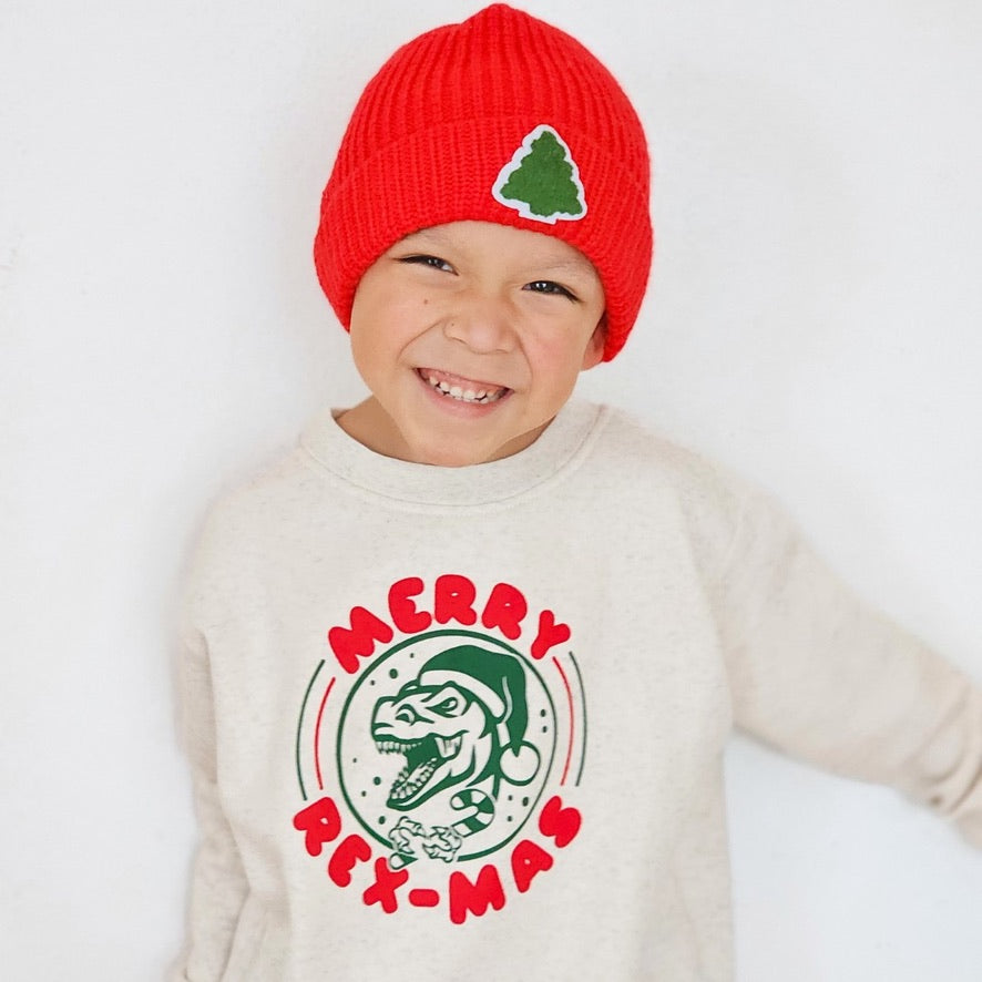 Christmas Tree Patch Beanie