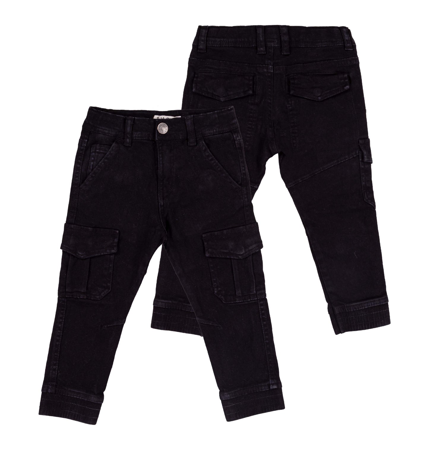 Black Cargo Denim