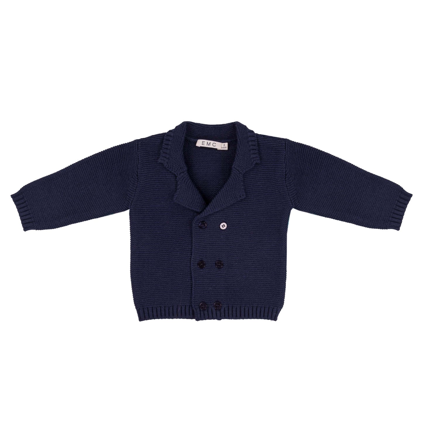 Navy Button Front Cardigan