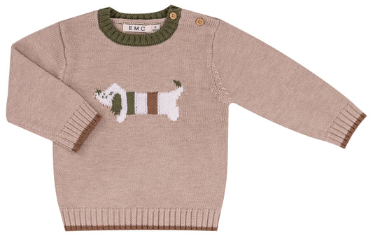 Cream Dachshund Sweater