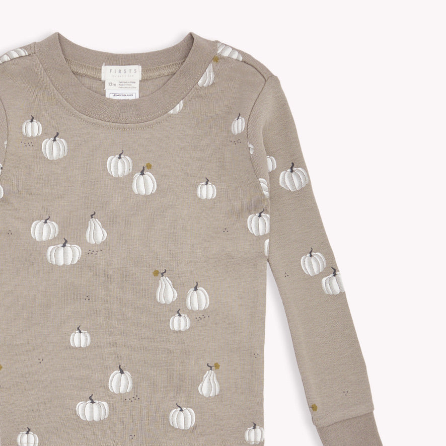 Gourds Print on Pebble Ground PJ Set