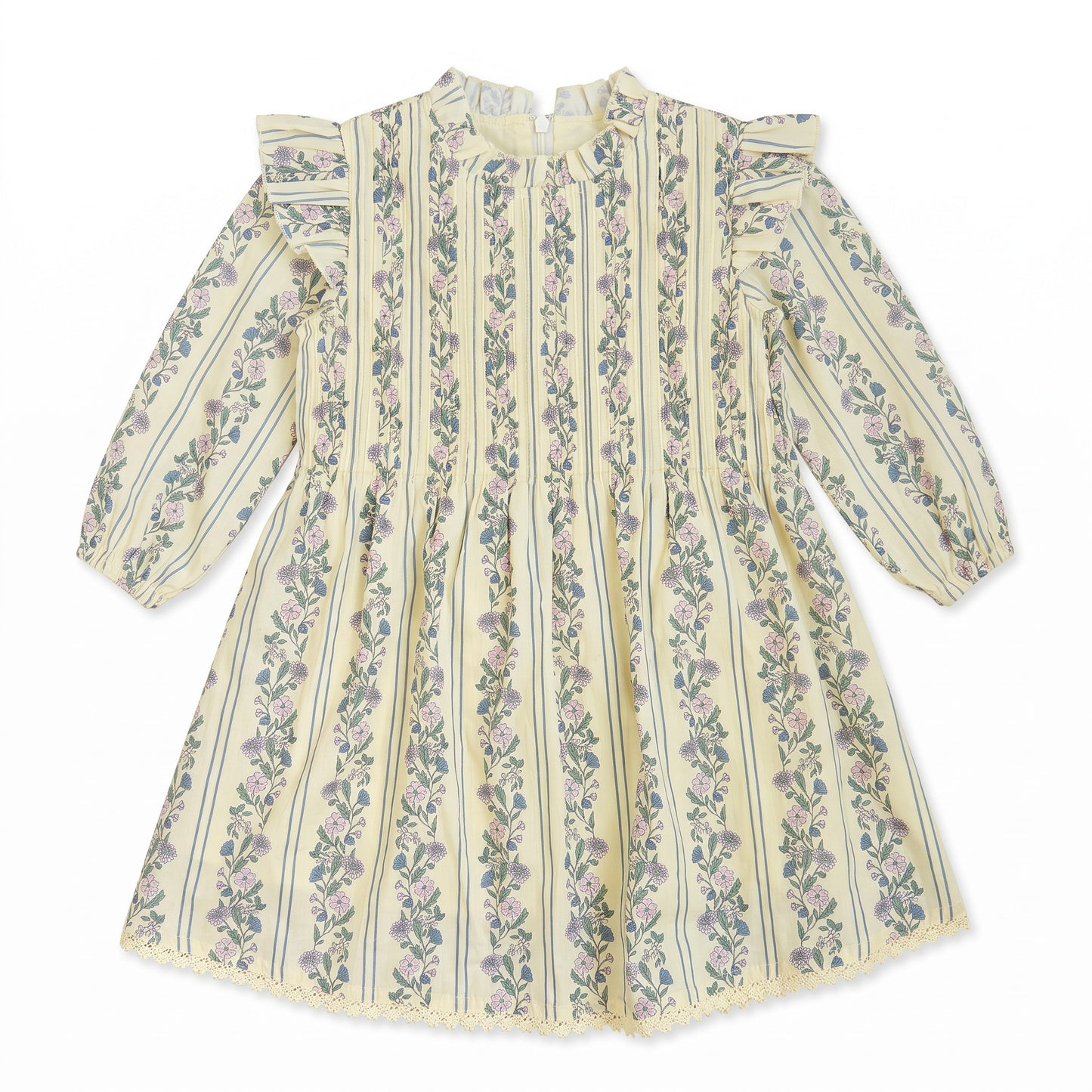 Elizabeth Dress – Yellow Floral