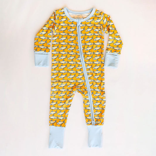 ZIPPER ROMPER – AMALFI FISH
