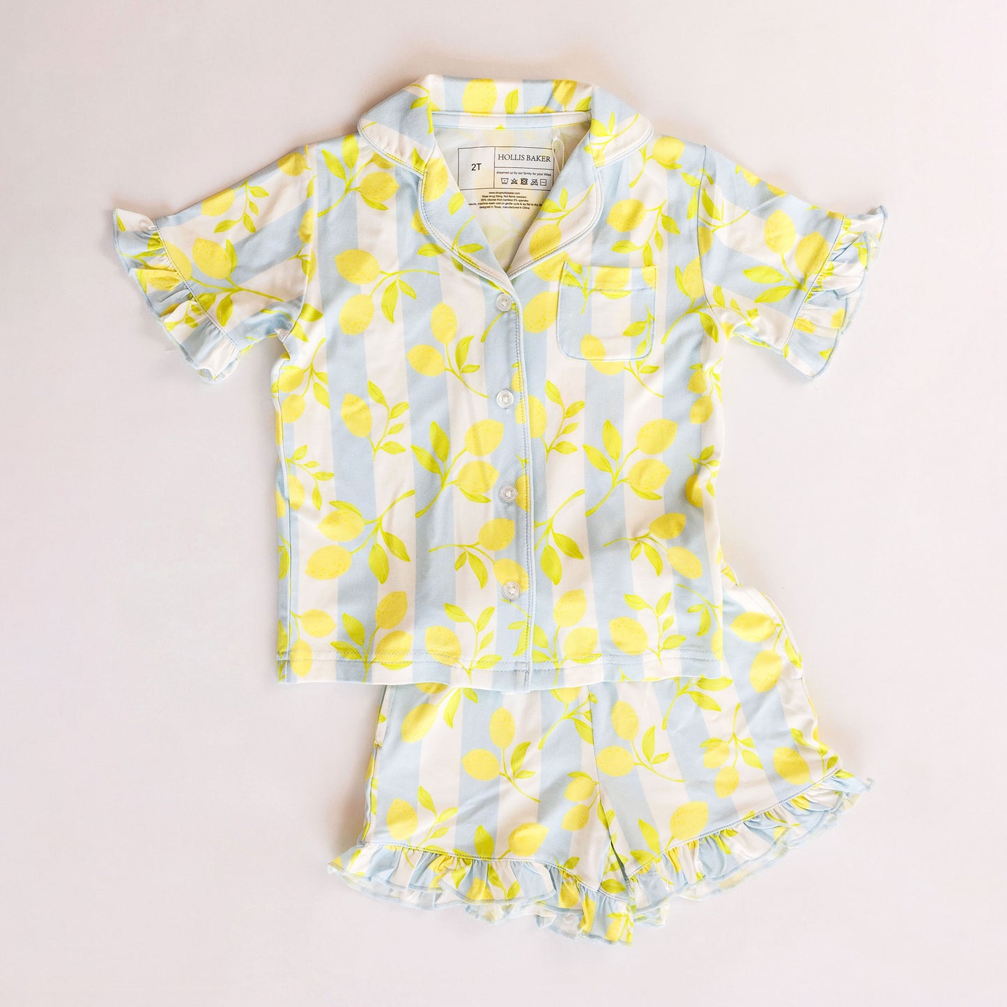 RUFFLE SET – BLUE LEMONS