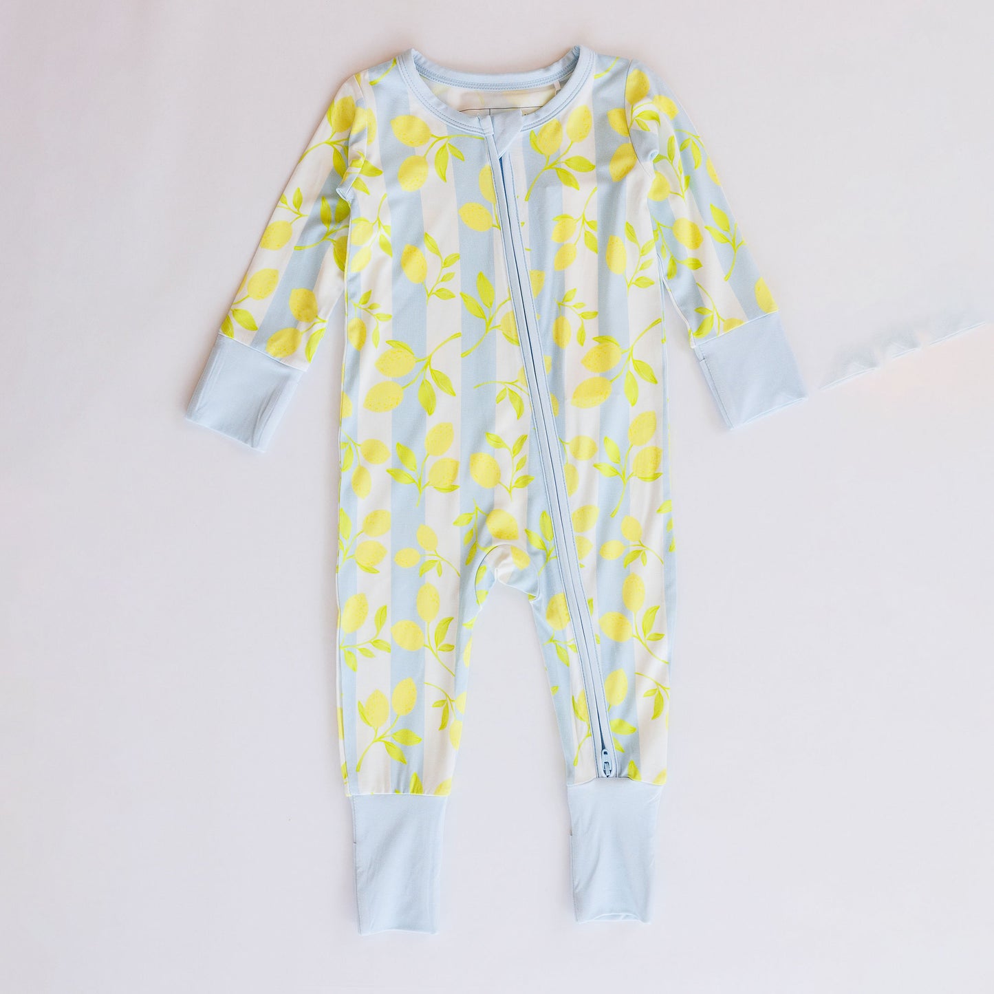 ZIPPER ROMPER – BLUE LEMONS