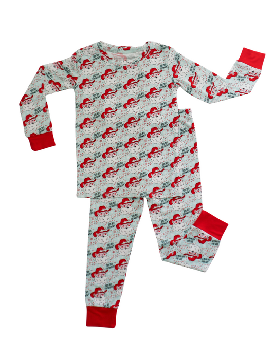 LOUNGEWEAR SET – HO HO HOWDY - BLUE