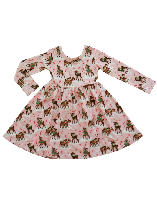 MORGAN DRESS – VINTAGE REINDEER