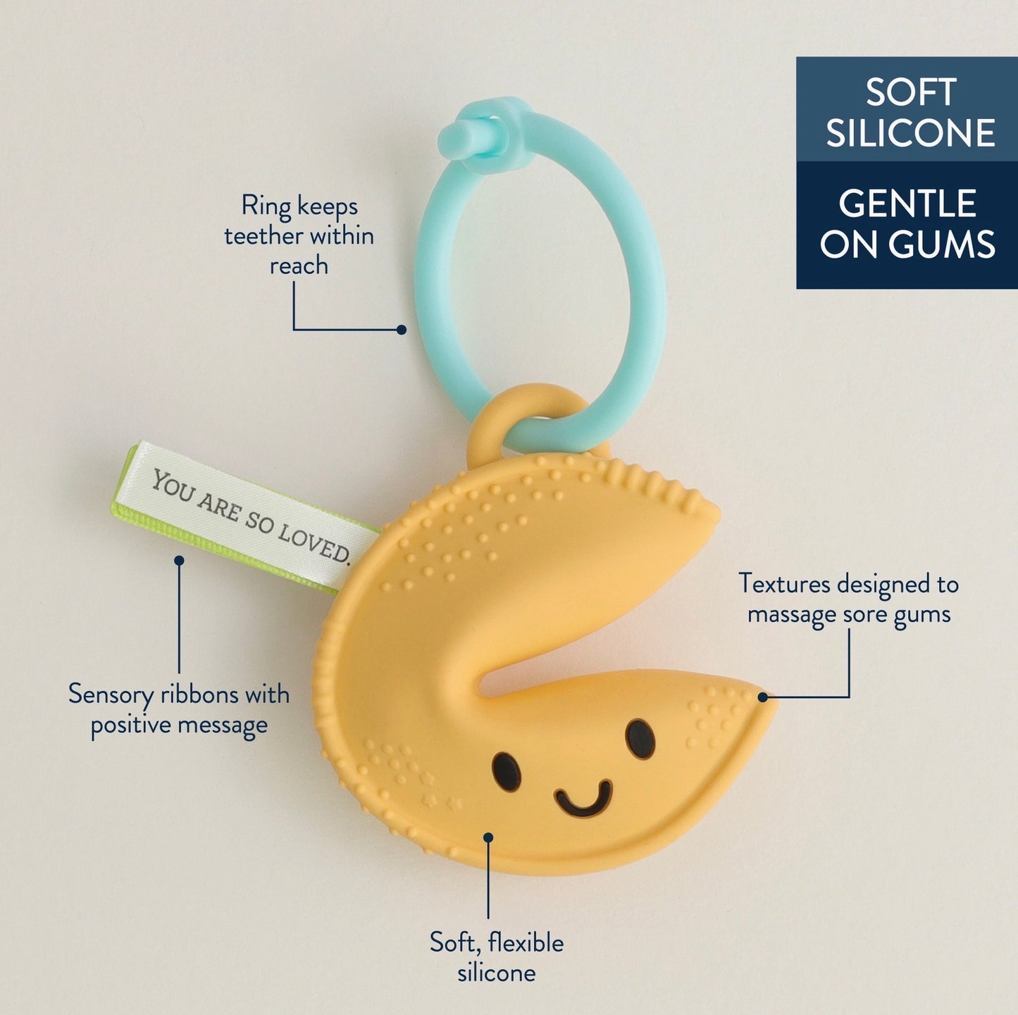 Itzy Treat™ - Fortune Cookie Teether