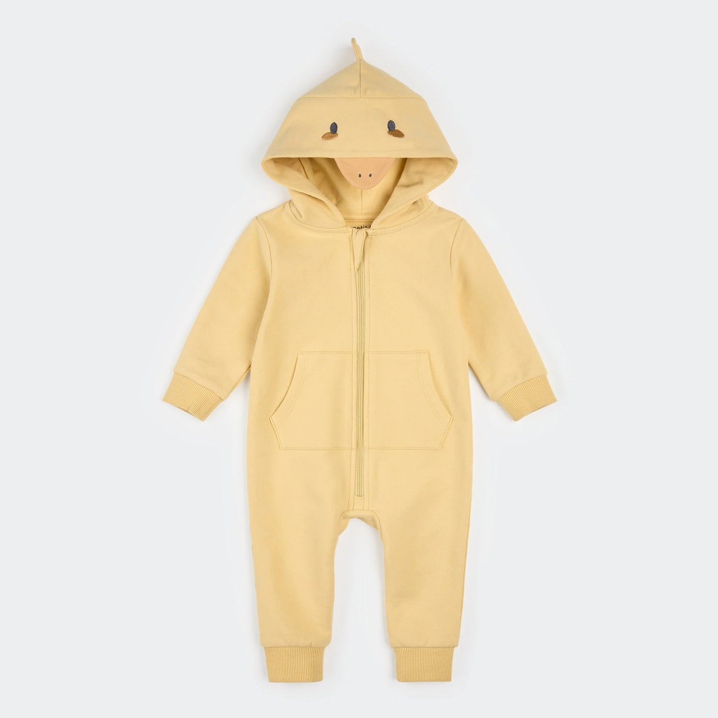 Hooded Baby Chick Yellow Playsuit