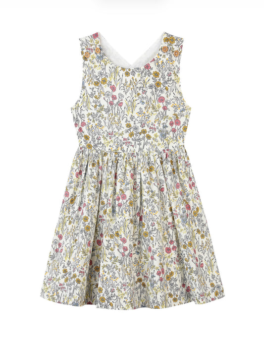 Yellow Meadow Floral Tilly Dress