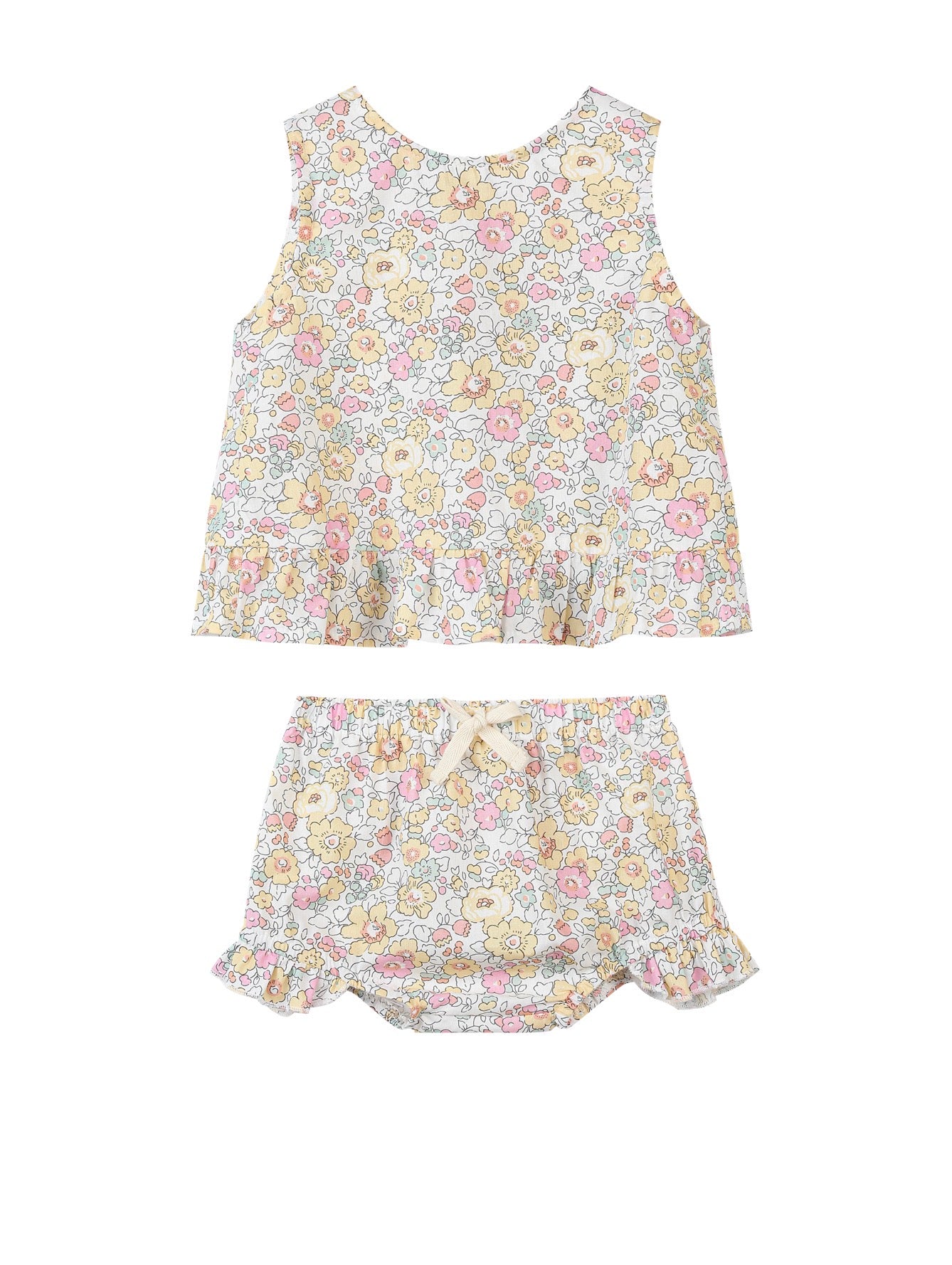 Yellow Retro Floral Aria Set