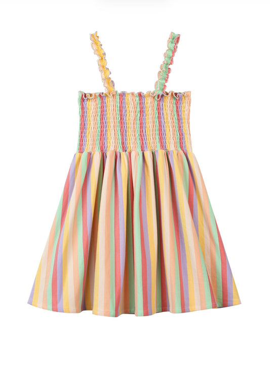 Pink / Yellow Multi-Stripe Savannah Dress