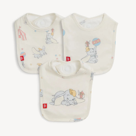 Dumbo Circus Modal Magnetic Bib 3-Pack