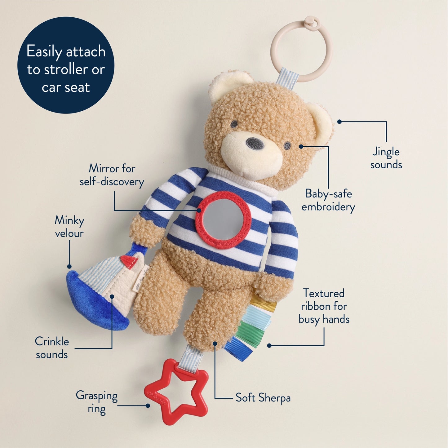 Bitzy Traveler™ Bear