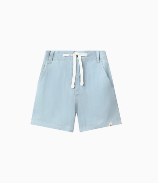 Pale Chambray Crew Shorts