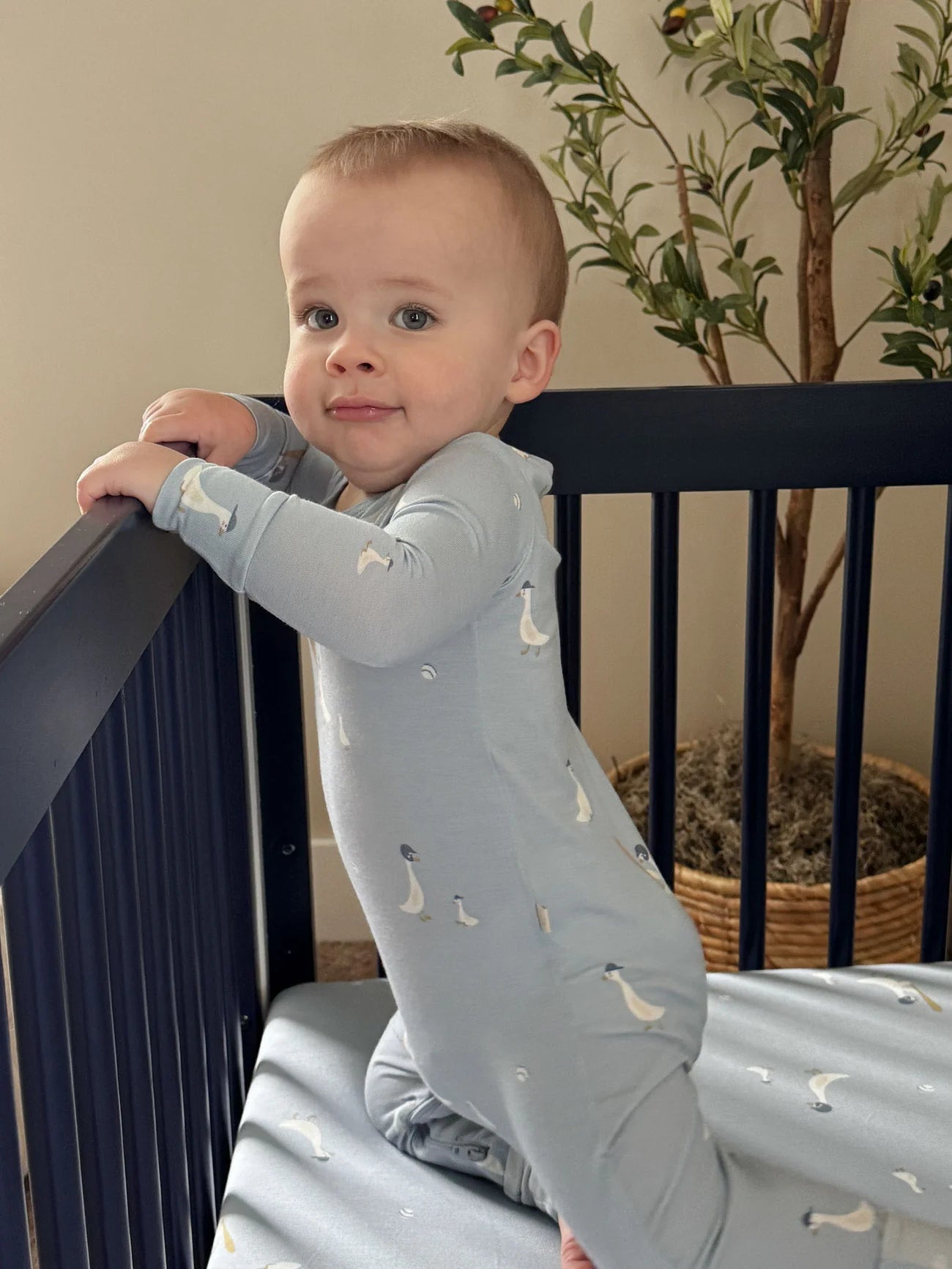 convertible pajama - baseball goose