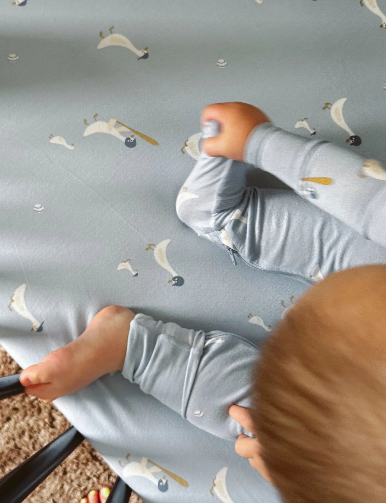 convertible pajama - baseball goose