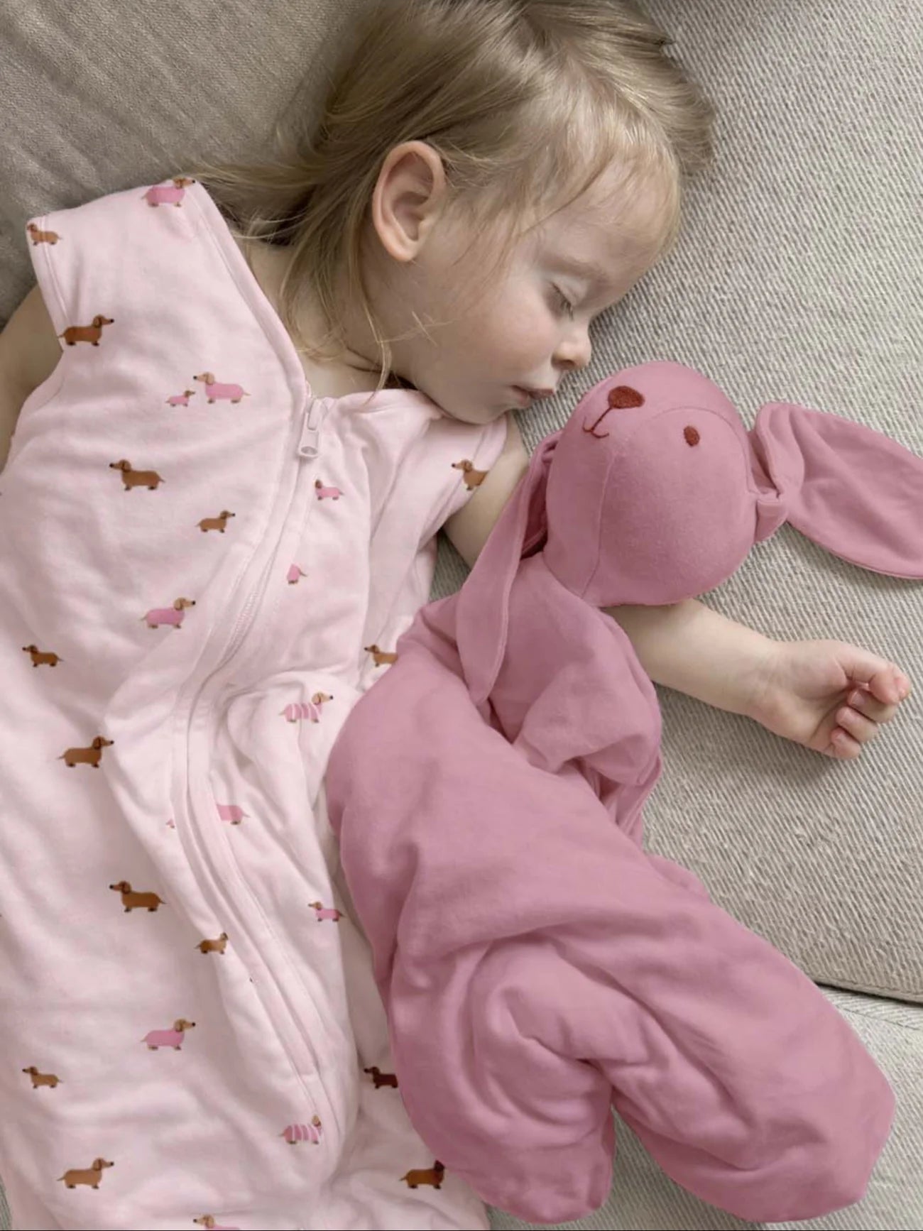 bunny lovey - rosie