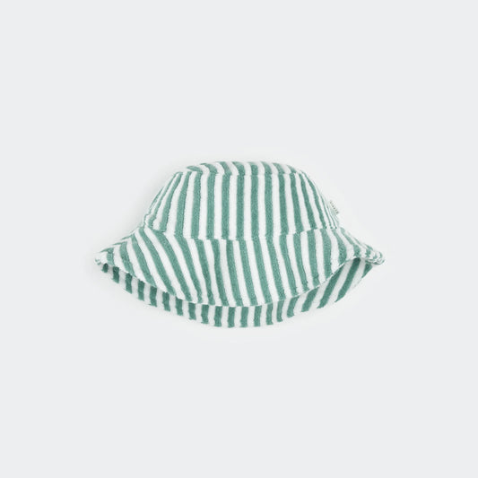 Teal Stripe Bucket Hat